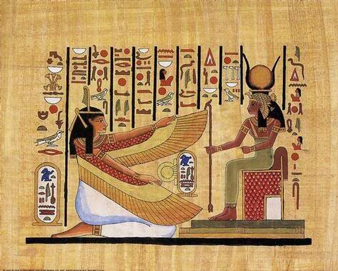 ukážka hieroglyfického textu 