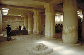 časť hrobky egyptského šľachtica