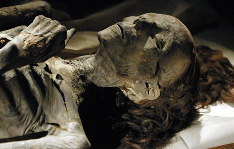 múmia mocnej kráľovnej Teje